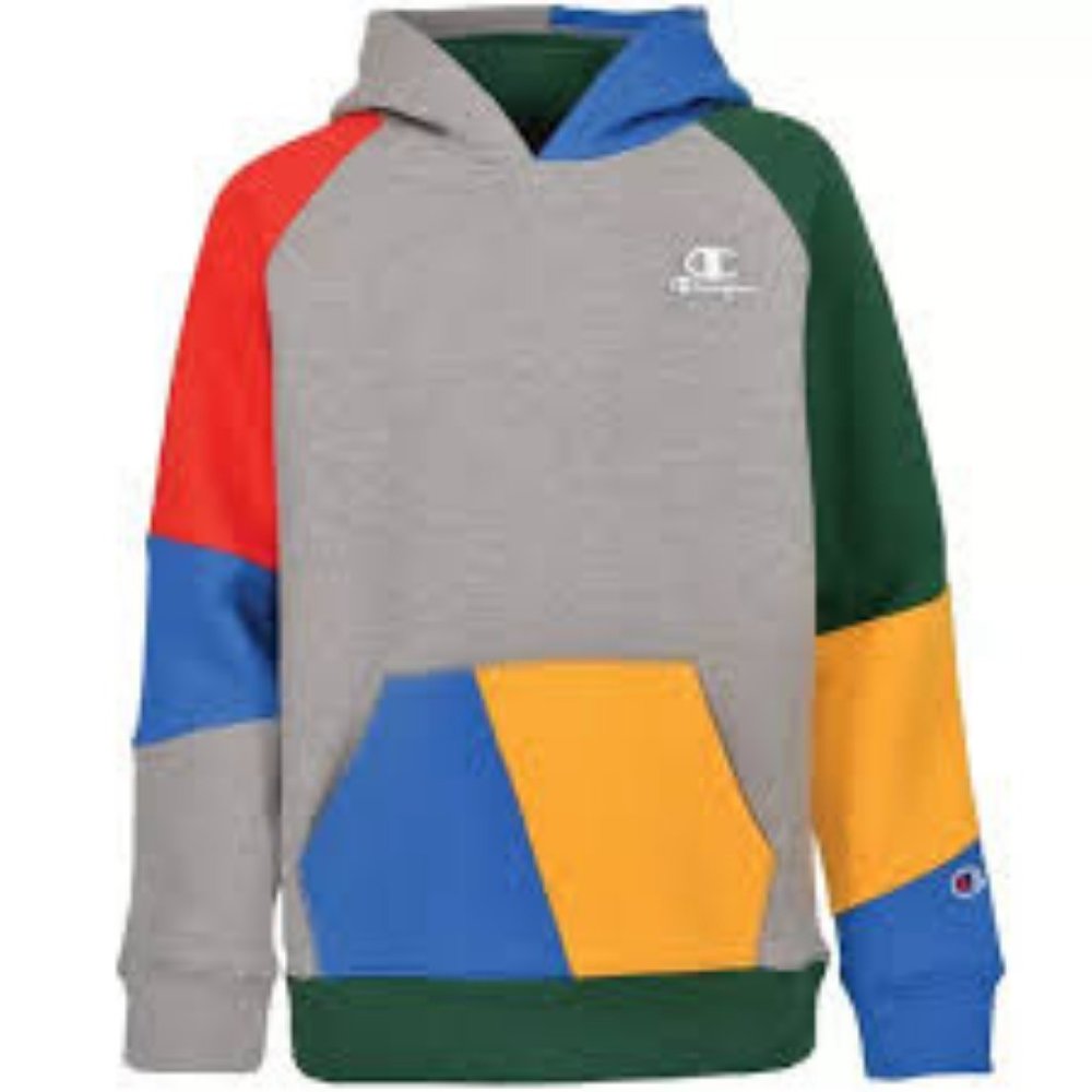 Champion Cut & Sew Color Blocked Hoodie